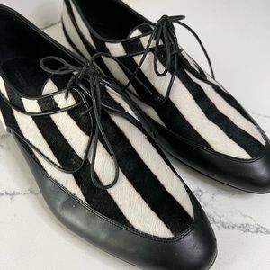 GIORGIO ARMANI Animal Print Shoes, Size 39.5, Pre-owned